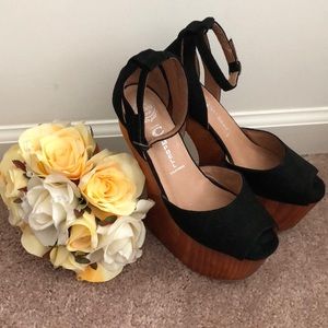 Jeffrey Campbell Havana Str8t Up Wedge Heel